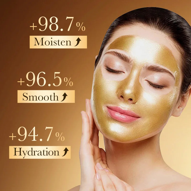 100g Gold Collagen Peeling Masks Tearing Face Mask Blackhead Removal Deep Cleaning Firming Tear Off Facial Mask Skin Care