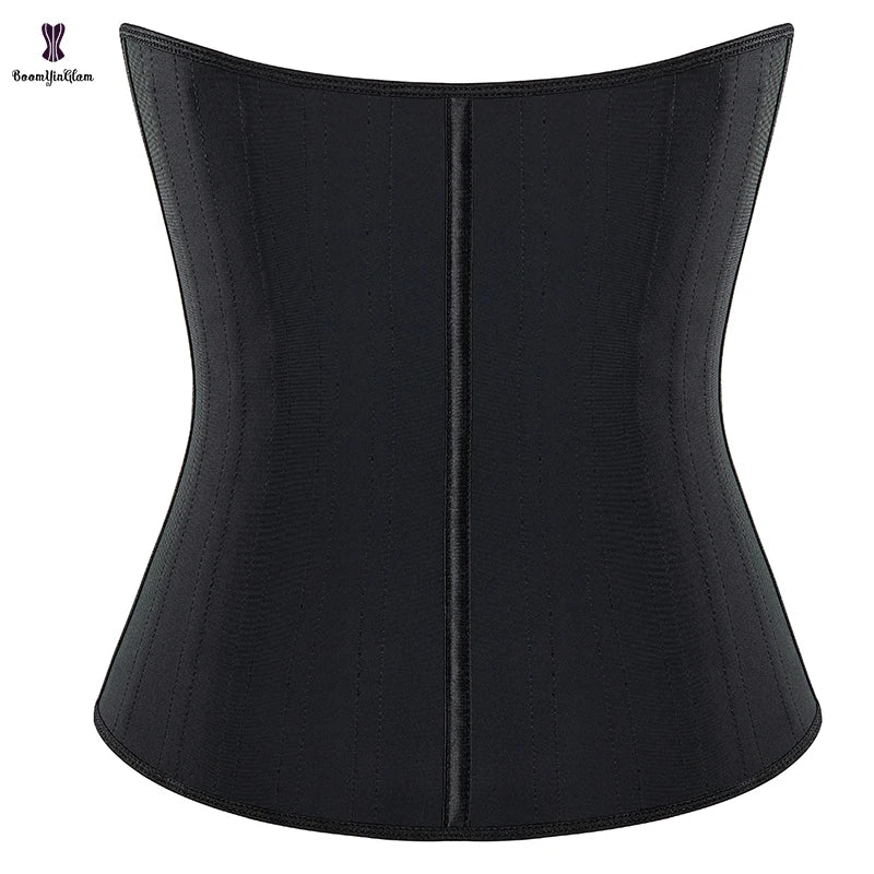 Plus Size 3 Hooks 21 Steel Boned Waist Cincher Sheath Slimming Belt Women Shapers Perforated Latex Waist Trainer Corset  762#