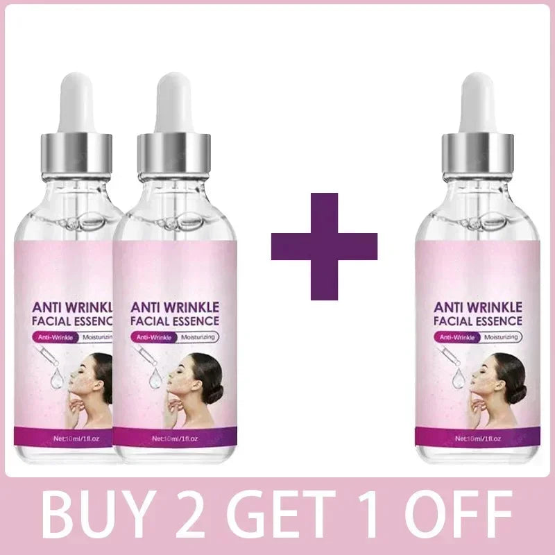 Instant Anti Wrinkle Aging Effect Remove Facial Wrinkles Fine Lines Around The Eyes Crow's Feet Neck Wrinkl Serum Facial