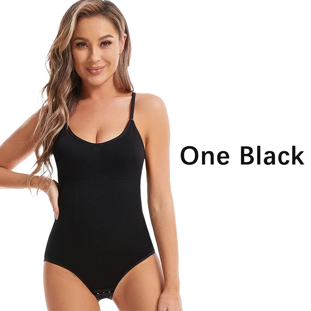 Women's Sexy Shapewear Seamless Slimming Butt Lifter Full Body Shaper Smooth Out Bodysuit Open Crotch High Elastic Body Suits