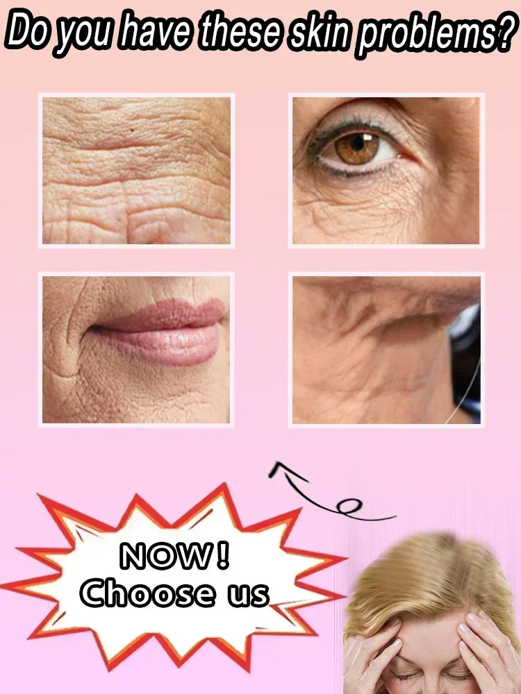 Instant Anti Wrinkle Aging Effect Remove Facial Wrinkles Fine Lines Around The Eyes Crow's Feet Neck Wrinkl Serum Facial