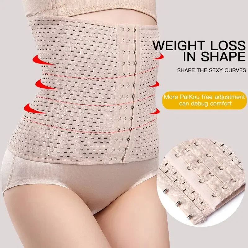 Women Tummy Control Women Body Shapers Waist Trainer Corset Breathable Invisible Waist Shaper Training Waist Cincher  XS-6XL