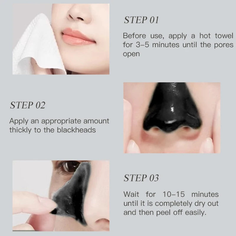 60g Blackhead Removing Nasal Mask Mild And Non Irritating To Shrink Pores And Remove Blackhead And Acne Tearing Facial Mask